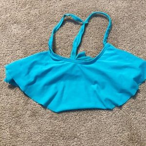 Blue swim top
